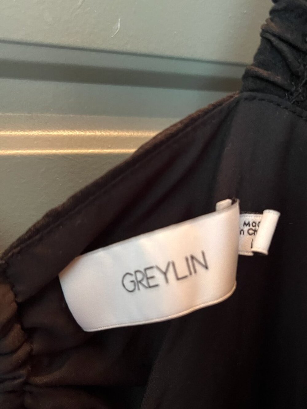Greylin Black Ruffle-Sleeve Mini Dress - Picture 2 of 3